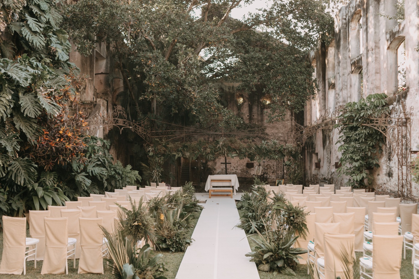 Patio de la hacienda
