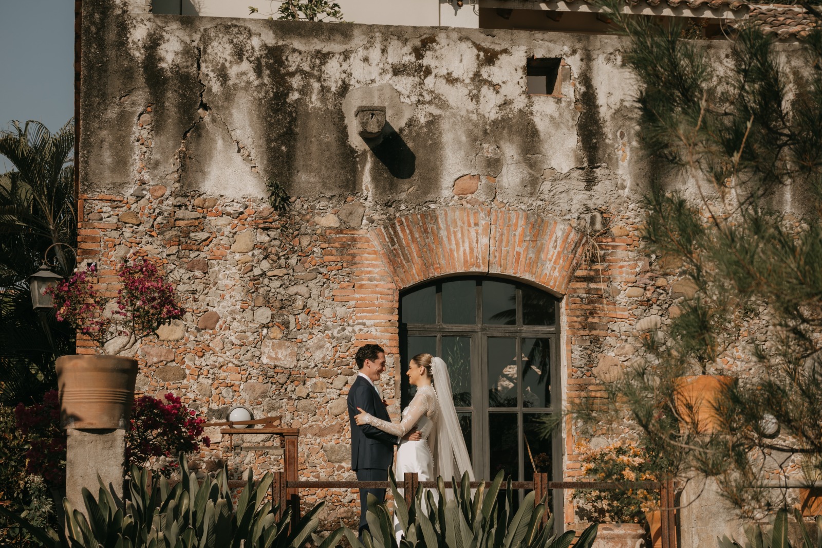 Fachada de la hacienda